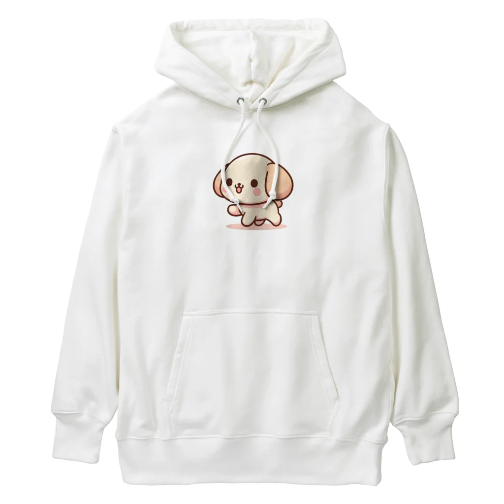 ぷにぷにのゆる犬の、森谷さん Heavyweight Hoodie