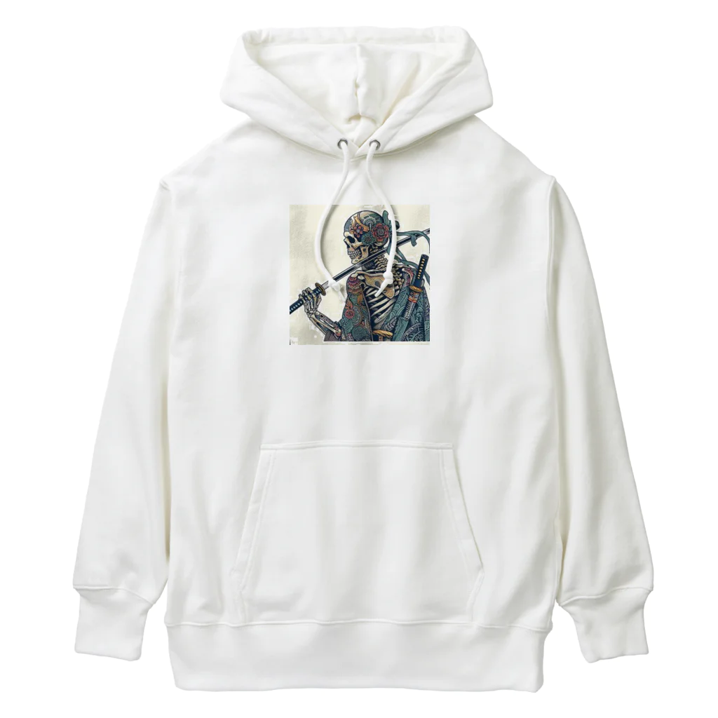 yukikinoの侍ドクロ Heavyweight Hoodie