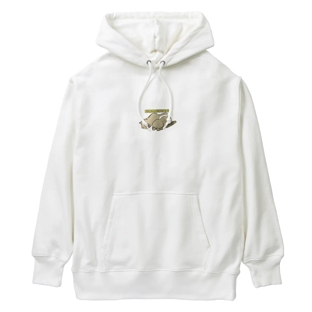 mamitarouの赤ちゃんといっしょ　ねこ　ごめん寝 Heavyweight Hoodie