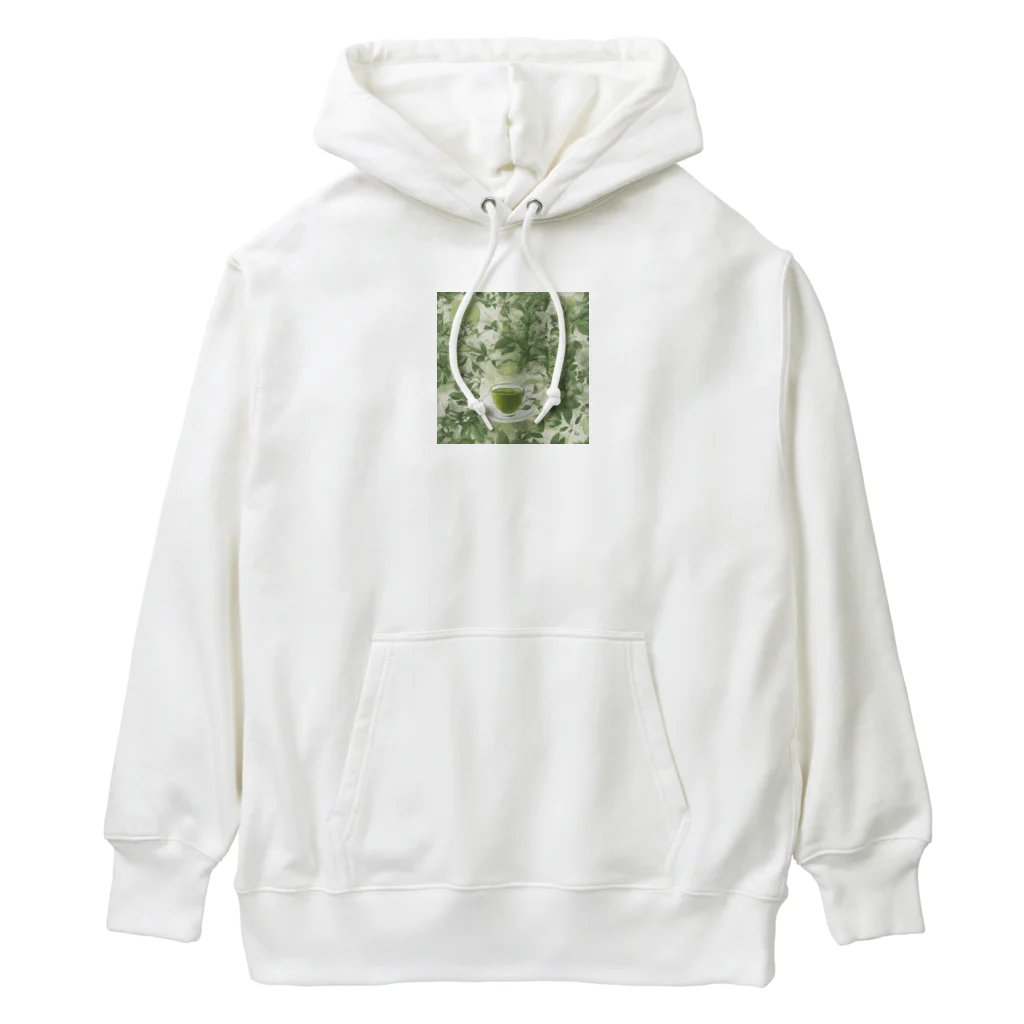 千裕アトリエ（いつもありがとう）のグリーンティーのアート　green tea art Heavyweight Hoodie