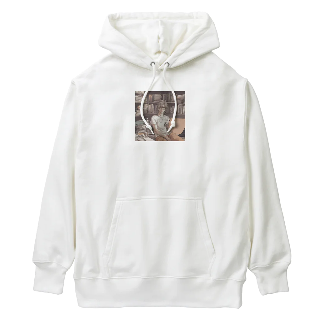 mofu mofu309のイカ墨パスタか天ぷらそばか Heavyweight Hoodie