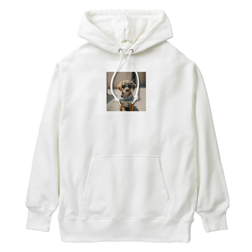 13261326のかっこつけの子犬のグッズ Heavyweight Hoodie