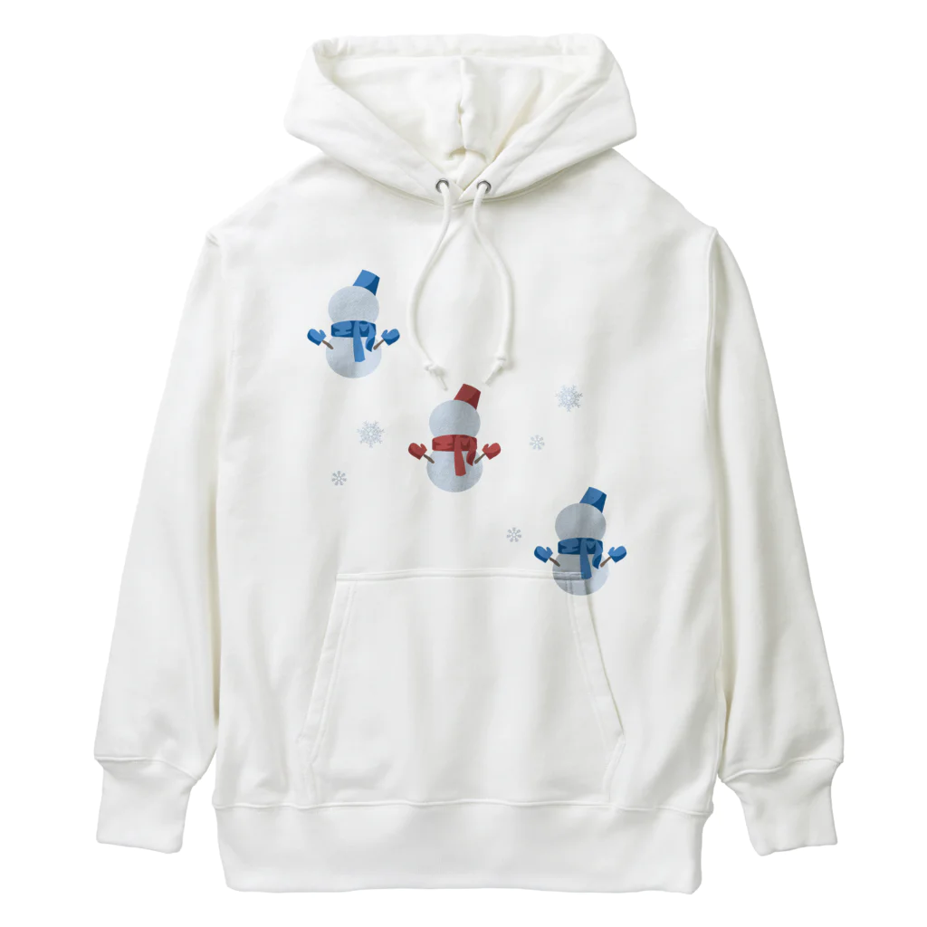 煌焚紫逢の雪だるま Heavyweight Hoodie