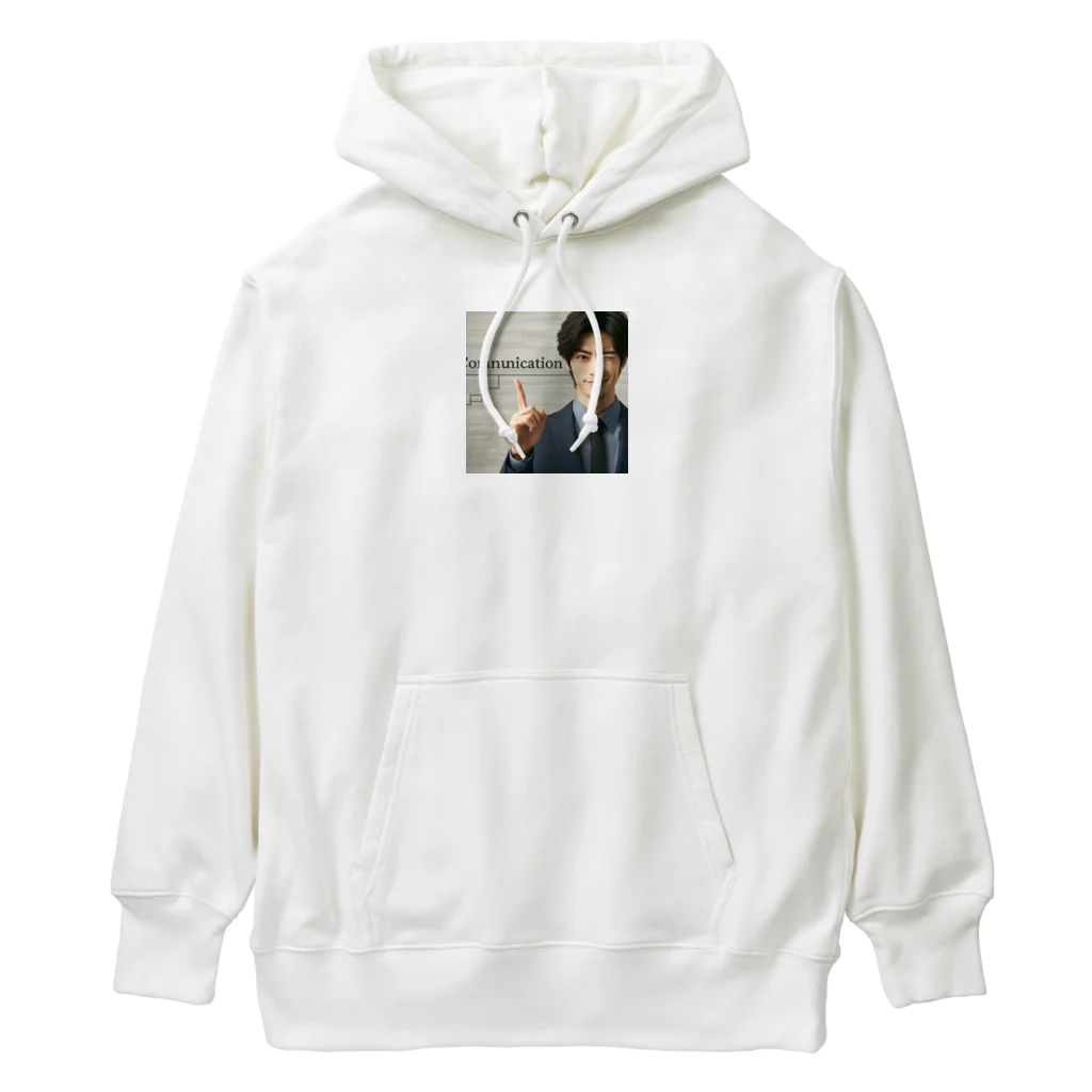 0416artのイケメンサラリーマン Heavyweight Hoodie