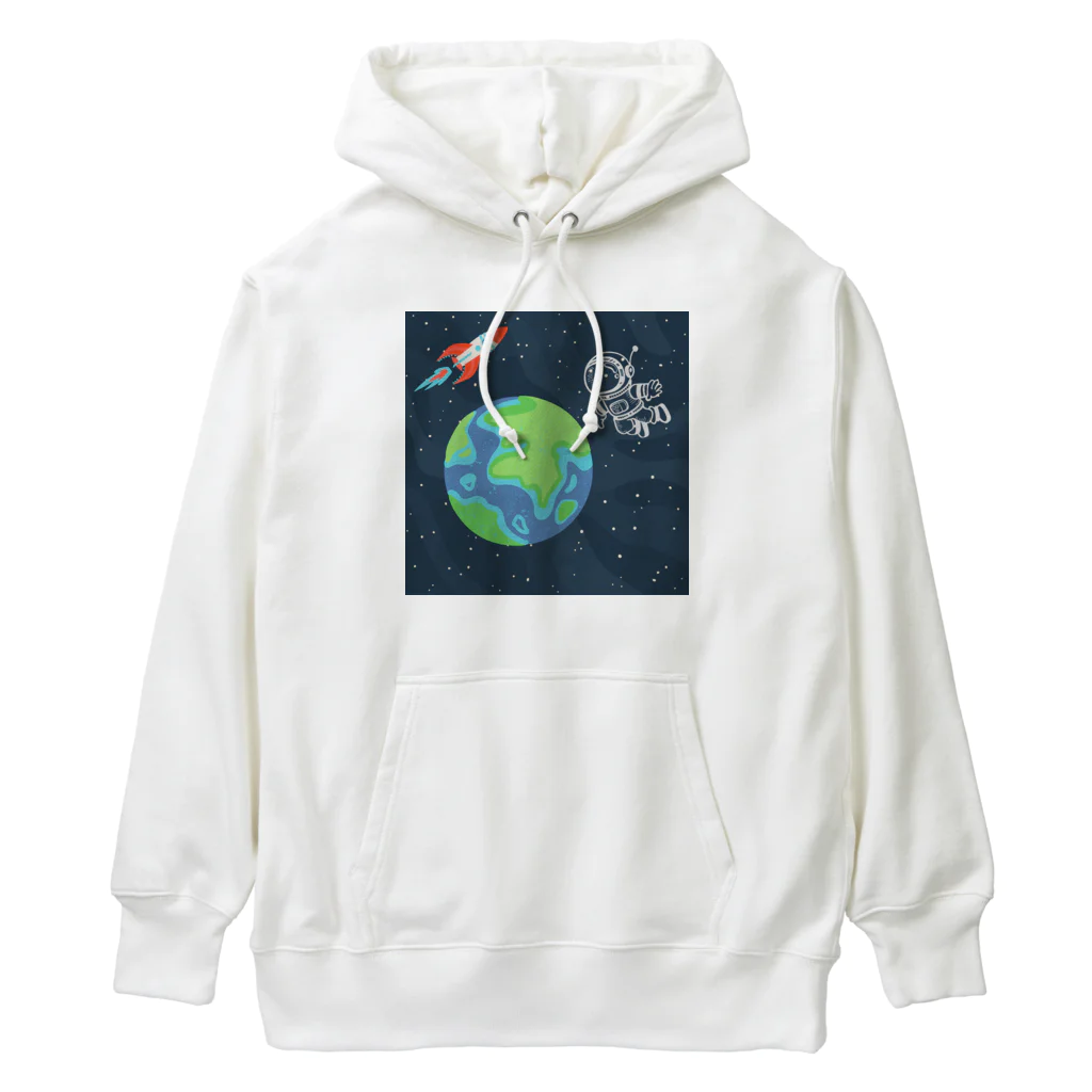 あいいろのキュートな宇宙飛行士 Heavyweight Hoodie