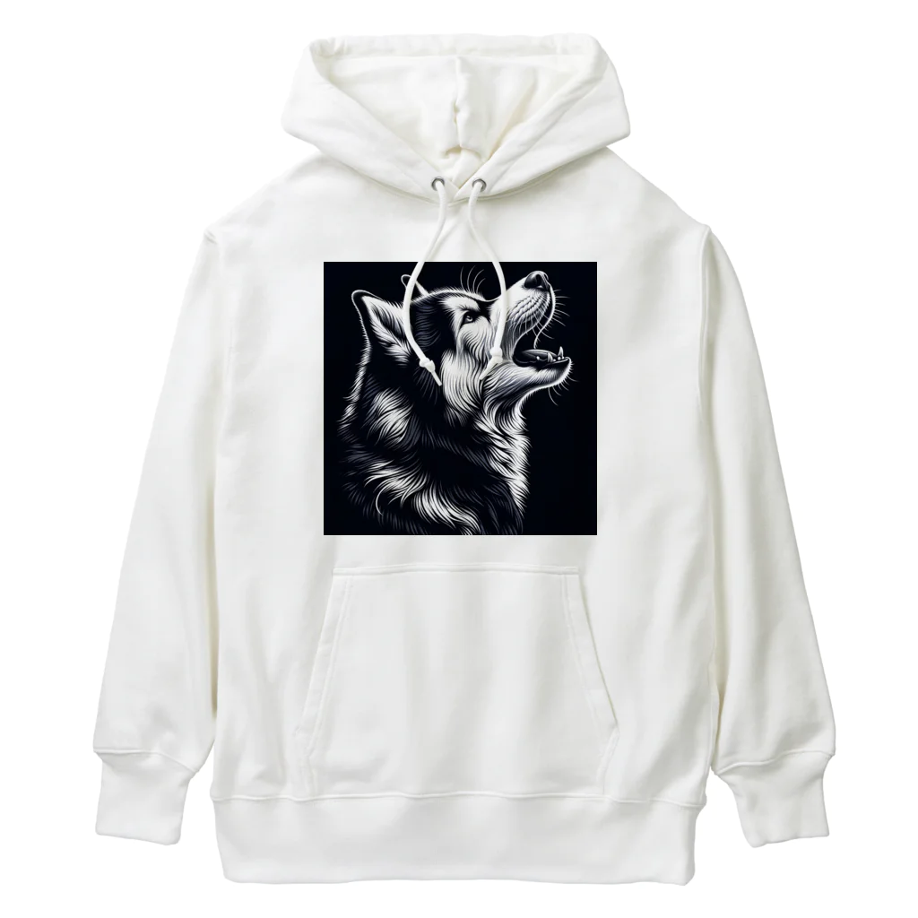 calcium369のシベリアン・ハスキー Heavyweight Hoodie