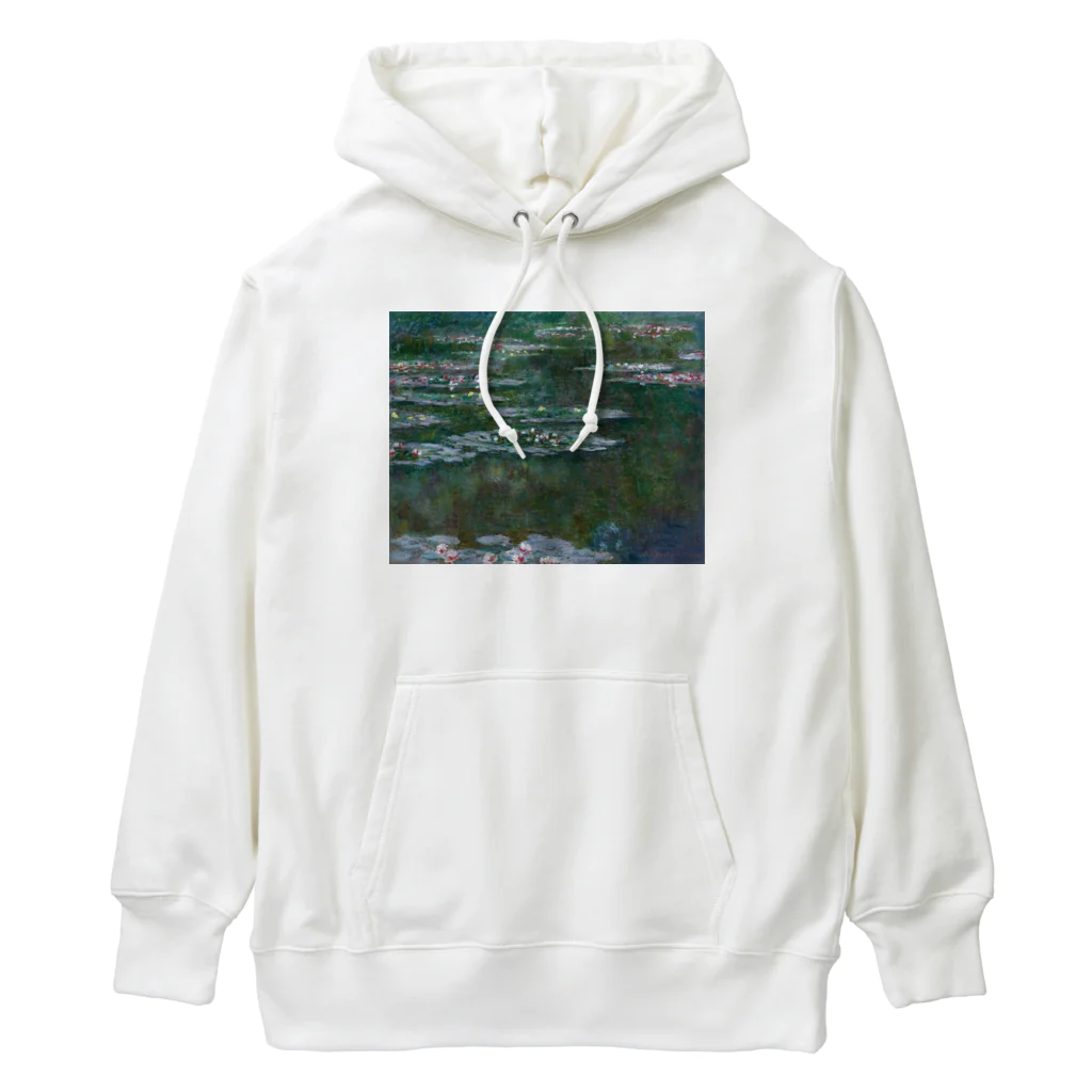 名画館のモネ「睡蓮②」　クロード・モネの絵画【名画】睡蓮シリーズ Heavyweight Hoodie