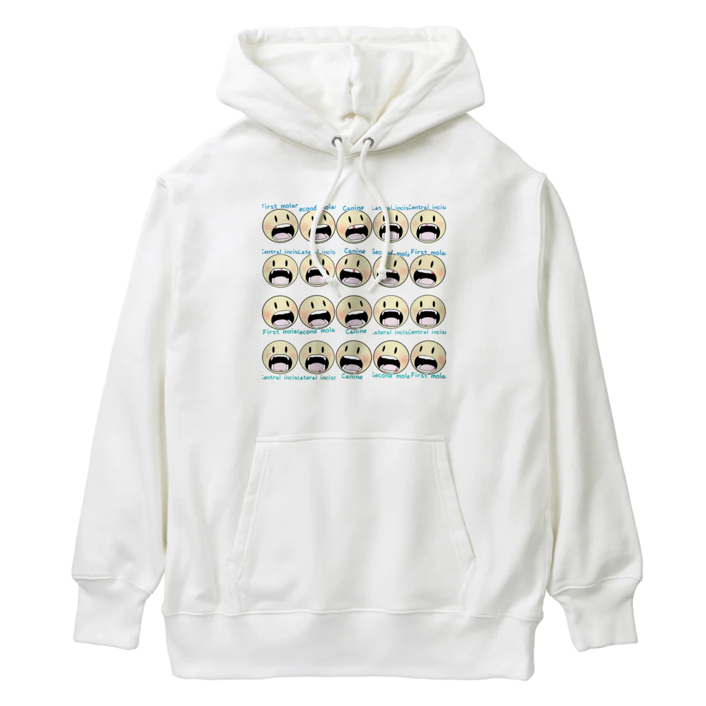 Osoro DesignのCherish family memories（Baby teeth） Heavyweight Hoodie