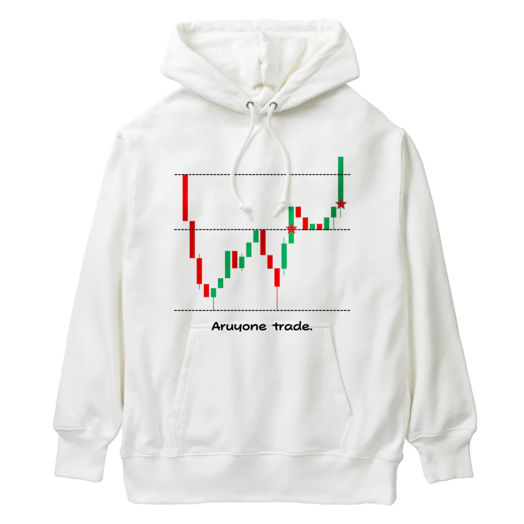 aruyoneのダブルボトム Heavyweight Hoodie