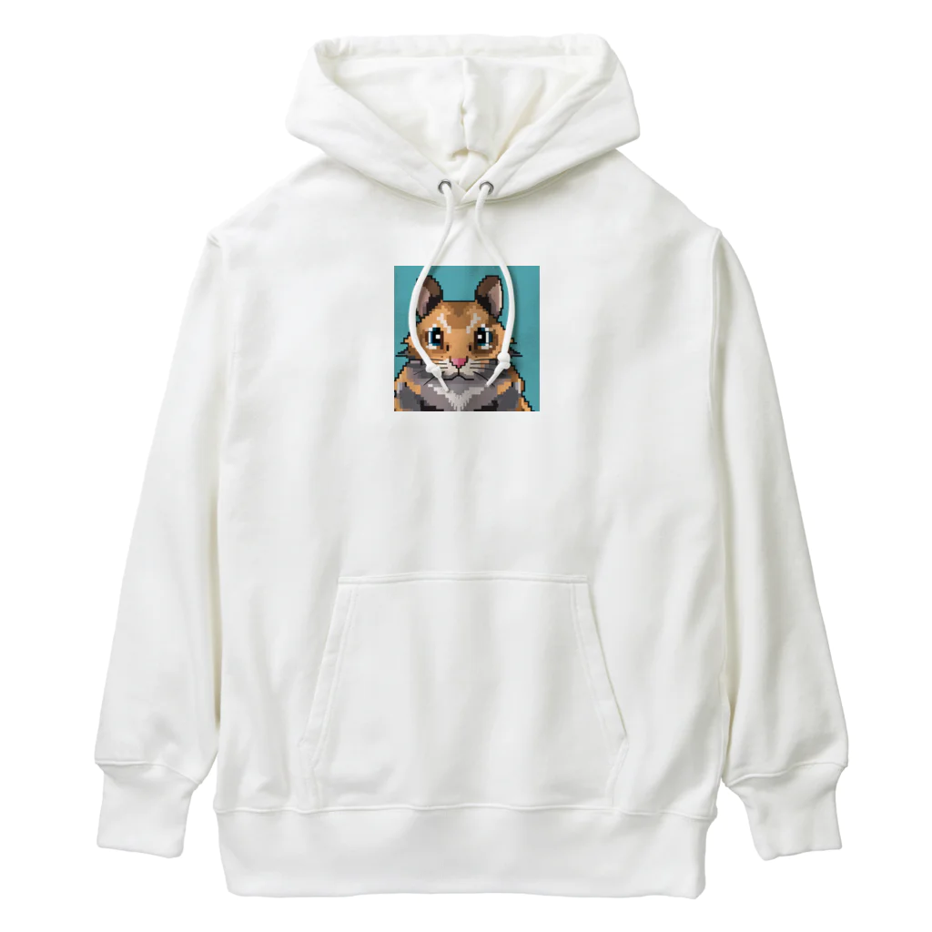 koba777のドット絵デグー Heavyweight Hoodie