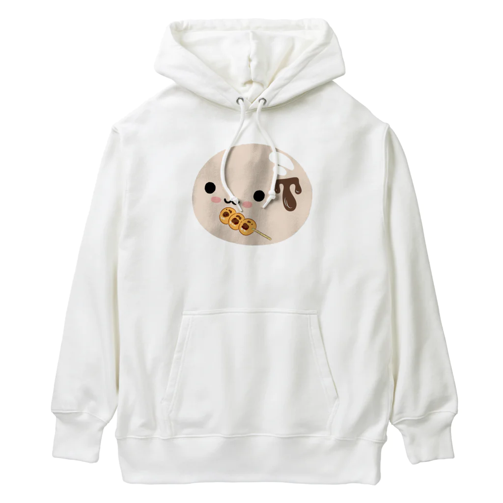 みたらし団子のふたたまちゃんのみたらし団子のたまちゃん Heavyweight Hoodie