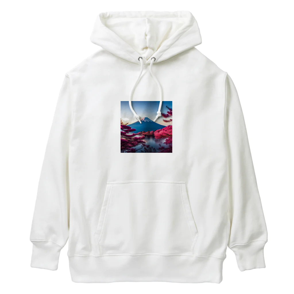 P.H.C（pink house candy）の富士山と紅葉、そして湖のグッズ Heavyweight Hoodie