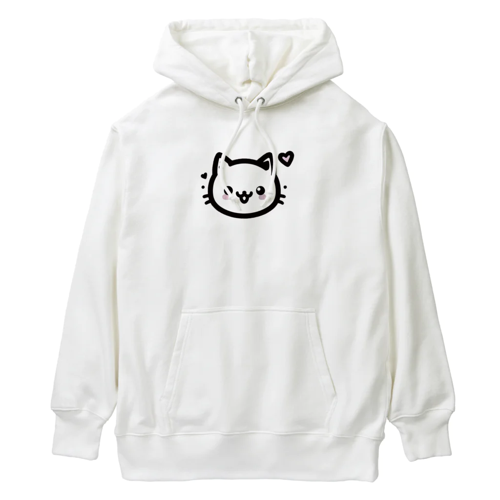 終わらない夢🌈の可愛いにゃんこ🐱💞 Heavyweight Hoodie