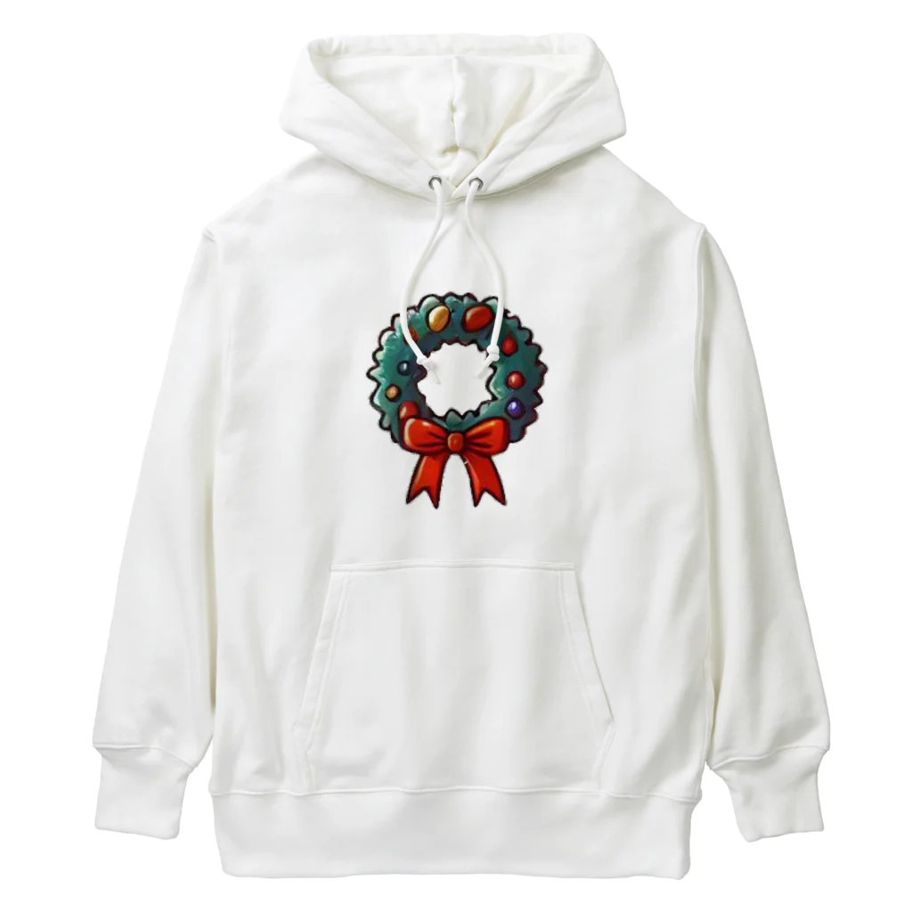 終わらない夢🌈のクリスマスリース🎄✨ Heavyweight Hoodie