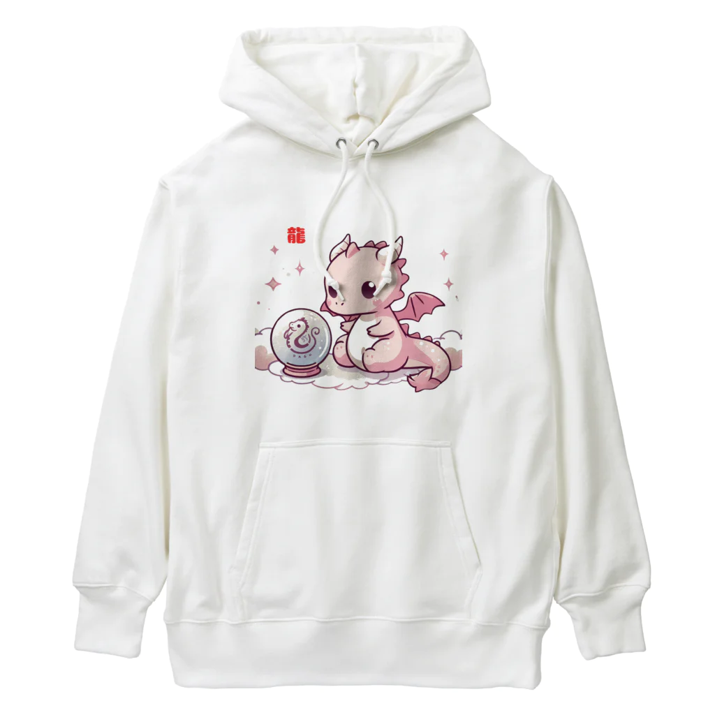 garireoの干支のかわいい龍 Heavyweight Hoodie