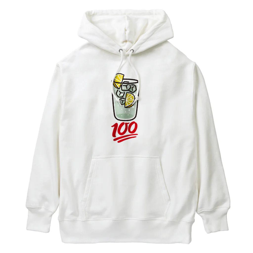 tonikakusakeのレモンサワー100点 大きいロゴ Heavyweight Hoodie