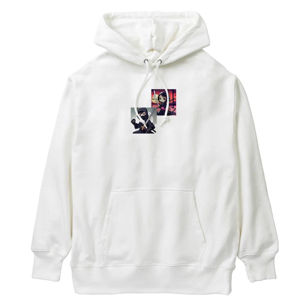 tyak35の忍者　くのいち Heavyweight Hoodie