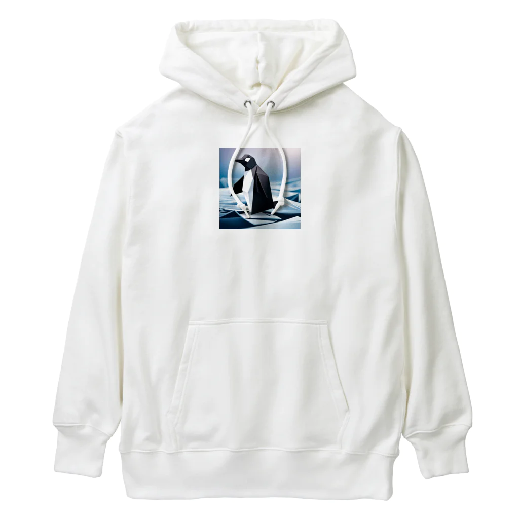 Hamatsukiのペンギン（折り紙風） Heavyweight Hoodie