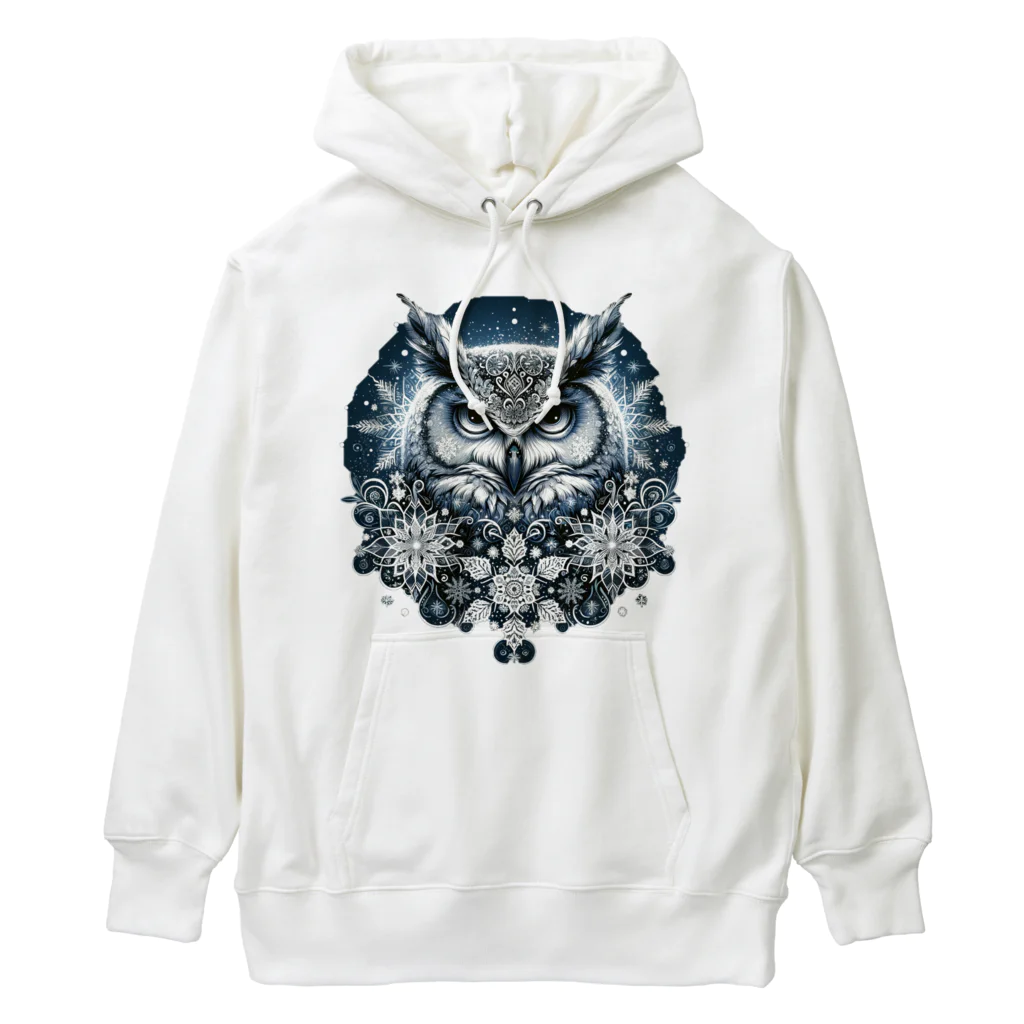 niko&PANDA shopのフクロウリース Heavyweight Hoodie