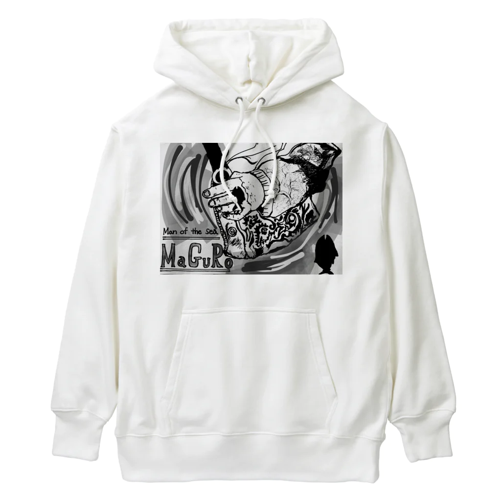 maguro8xpのmaguro Man of the sea Heavyweight Hoodie