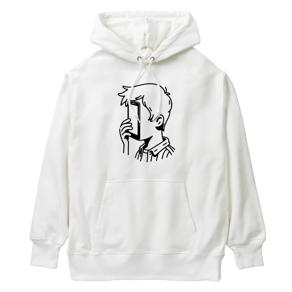 ミニマルコのお店のスマホしかみれない Heavyweight Hoodie