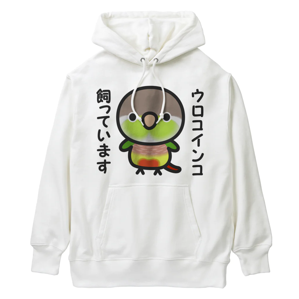 いんこ屋堂のウロコインコ飼っています（パイナップル） Heavyweight Hoodie