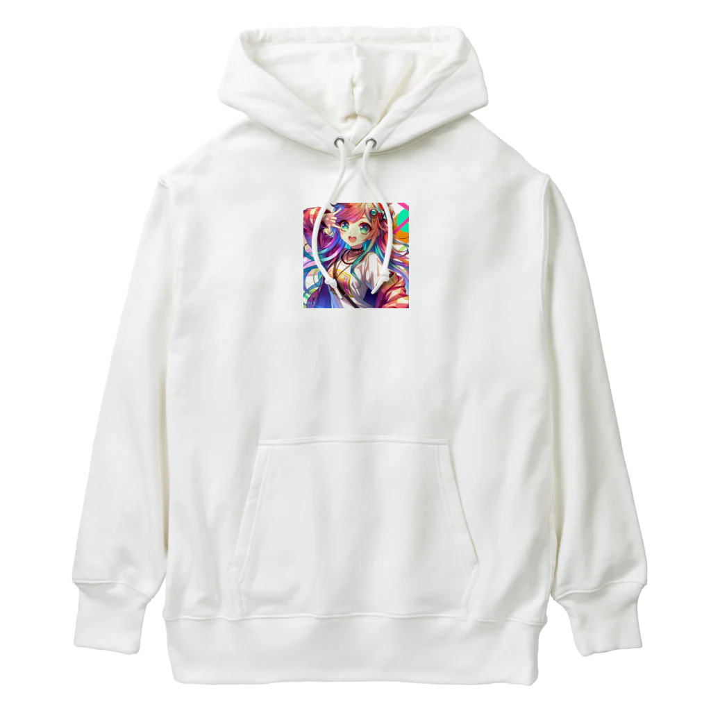 raio-nのエネルギッシュ・アニメーション Heavyweight Hoodie