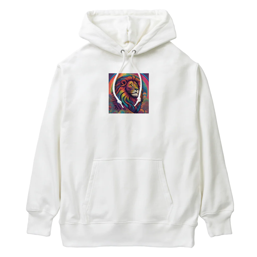 アニマルショップの眠らぬ獅子 Heavyweight Hoodie