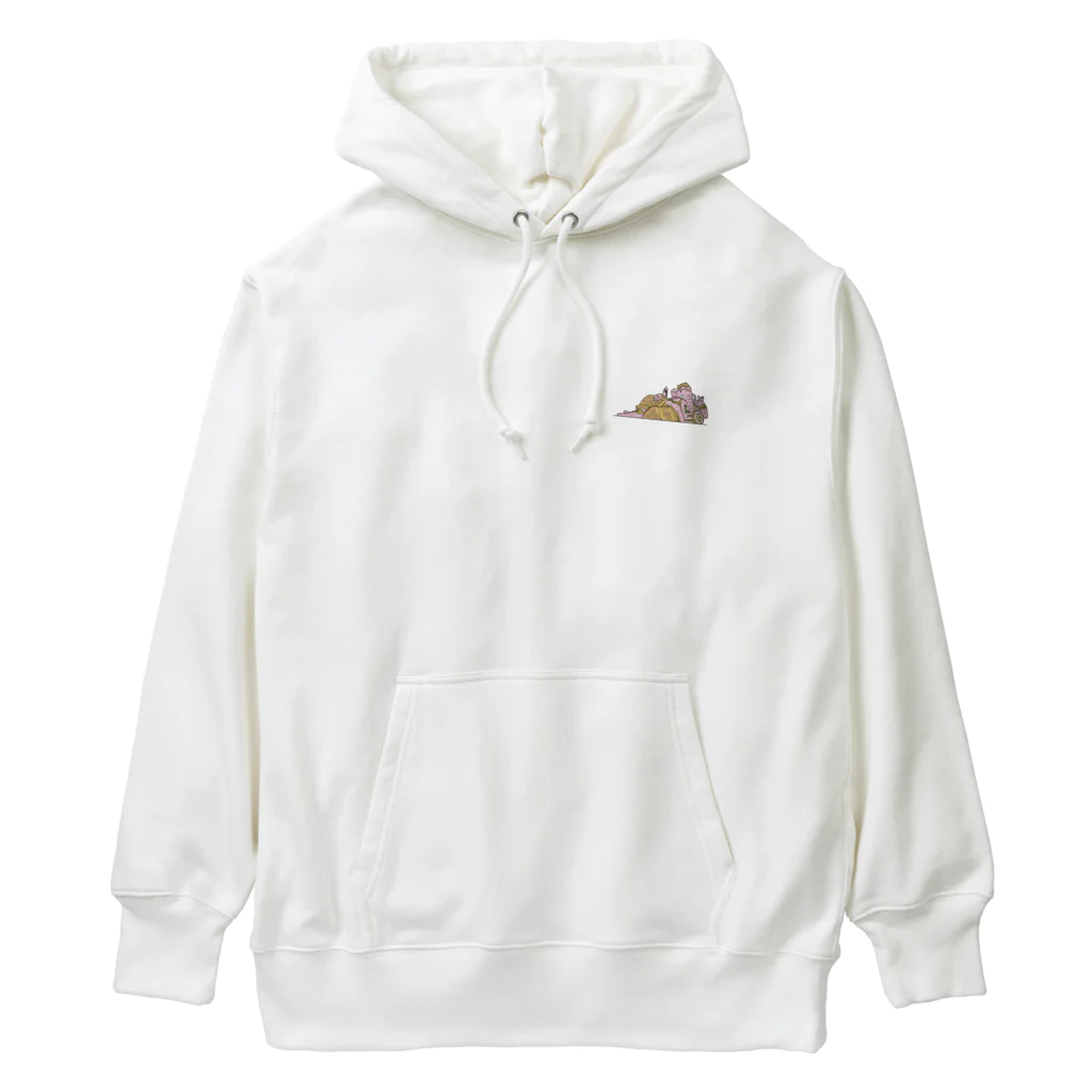 puikkoのピンクのガネーシャ（ワンポイント） Heavyweight Hoodie