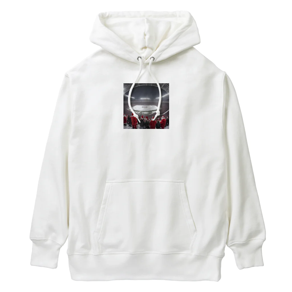 スタジアム太郎のメリークリスマス！真冬の大スタジアム！ Heavyweight Hoodie