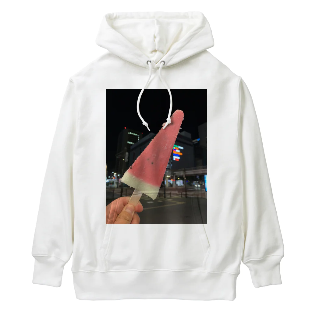 Momo@袖の夜のスイカバー🍉 Heavyweight Hoodie