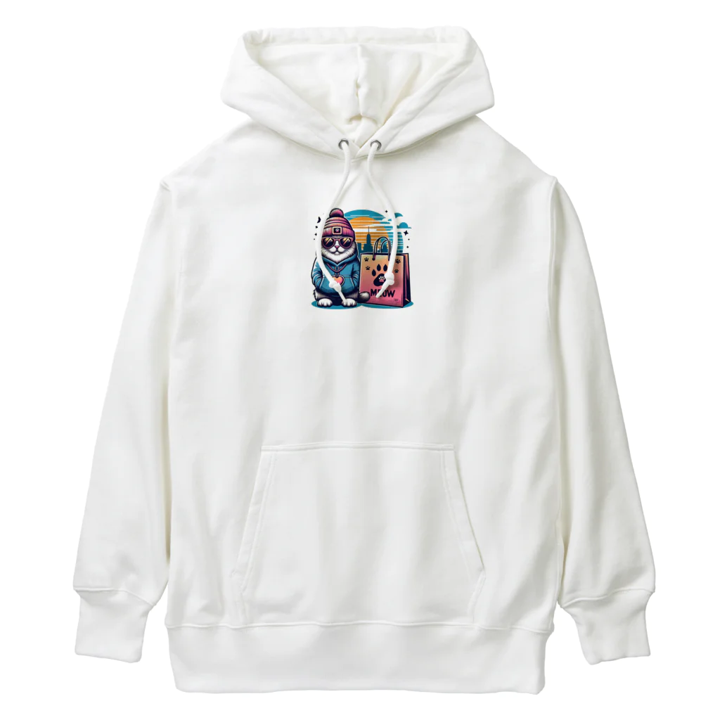 PaletteProdigyの猫のシティライフ Heavyweight Hoodie