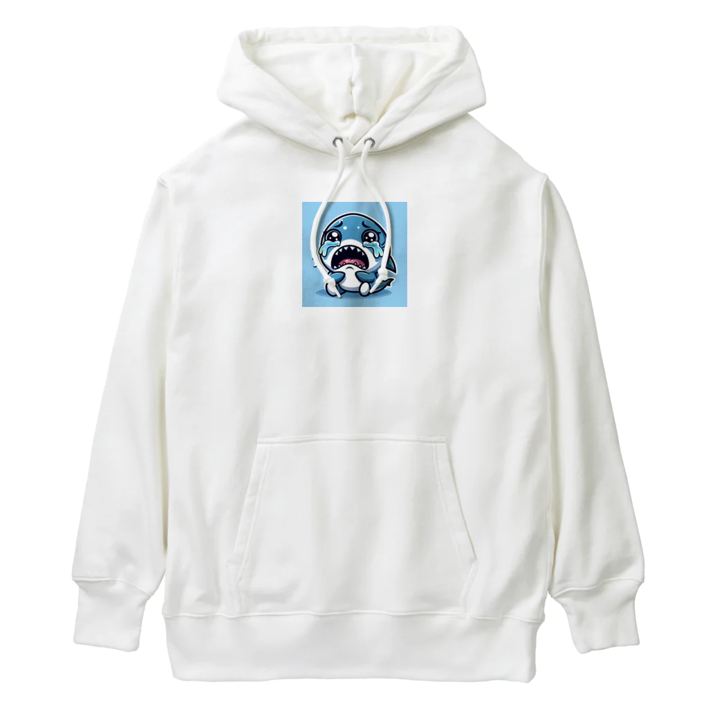 ryoの店の泣き虫シャーク Heavyweight Hoodie