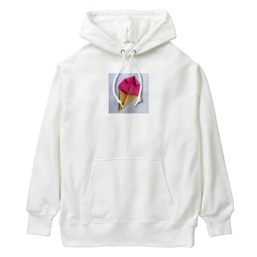 Hamatsukiのアイスクリーム（折り紙風アート） Heavyweight Hoodie