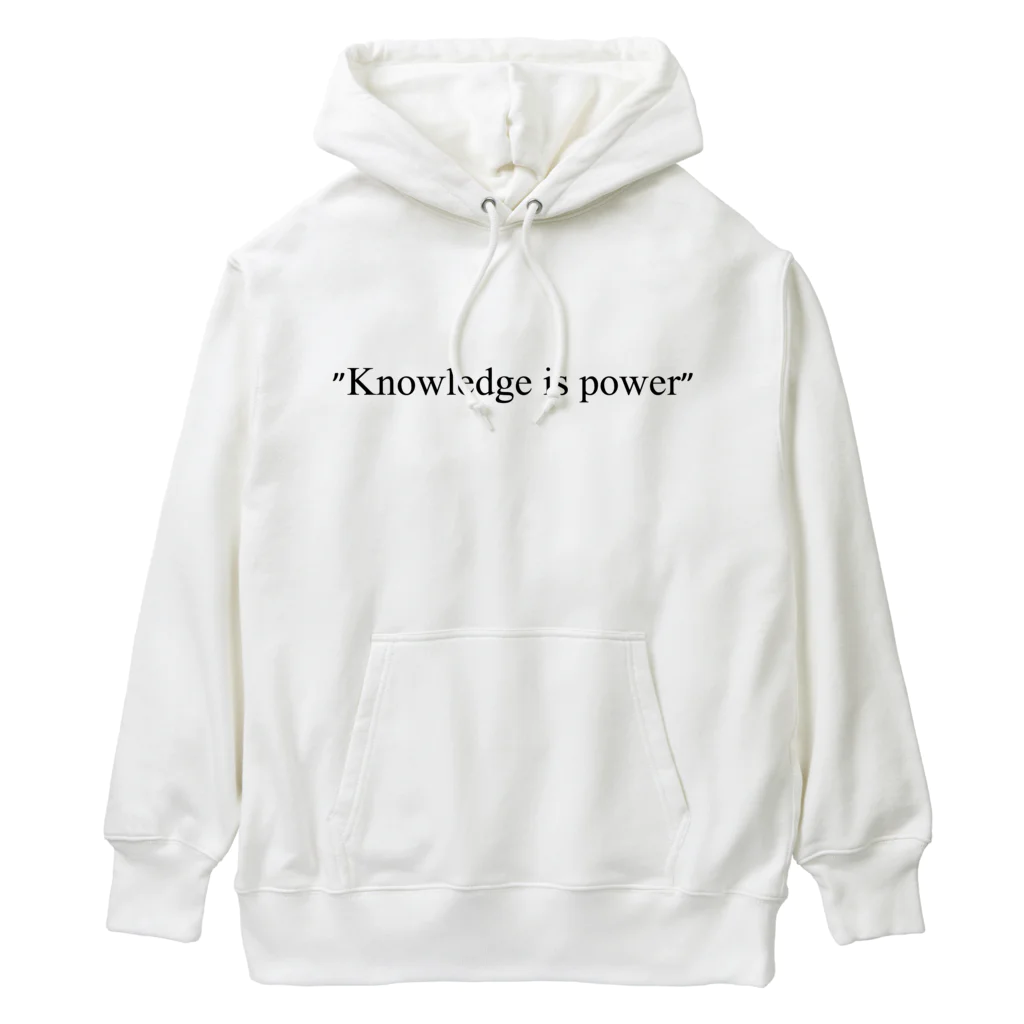 xxIPPOxxの"Knowledge is power" Heavyweight Hoodie