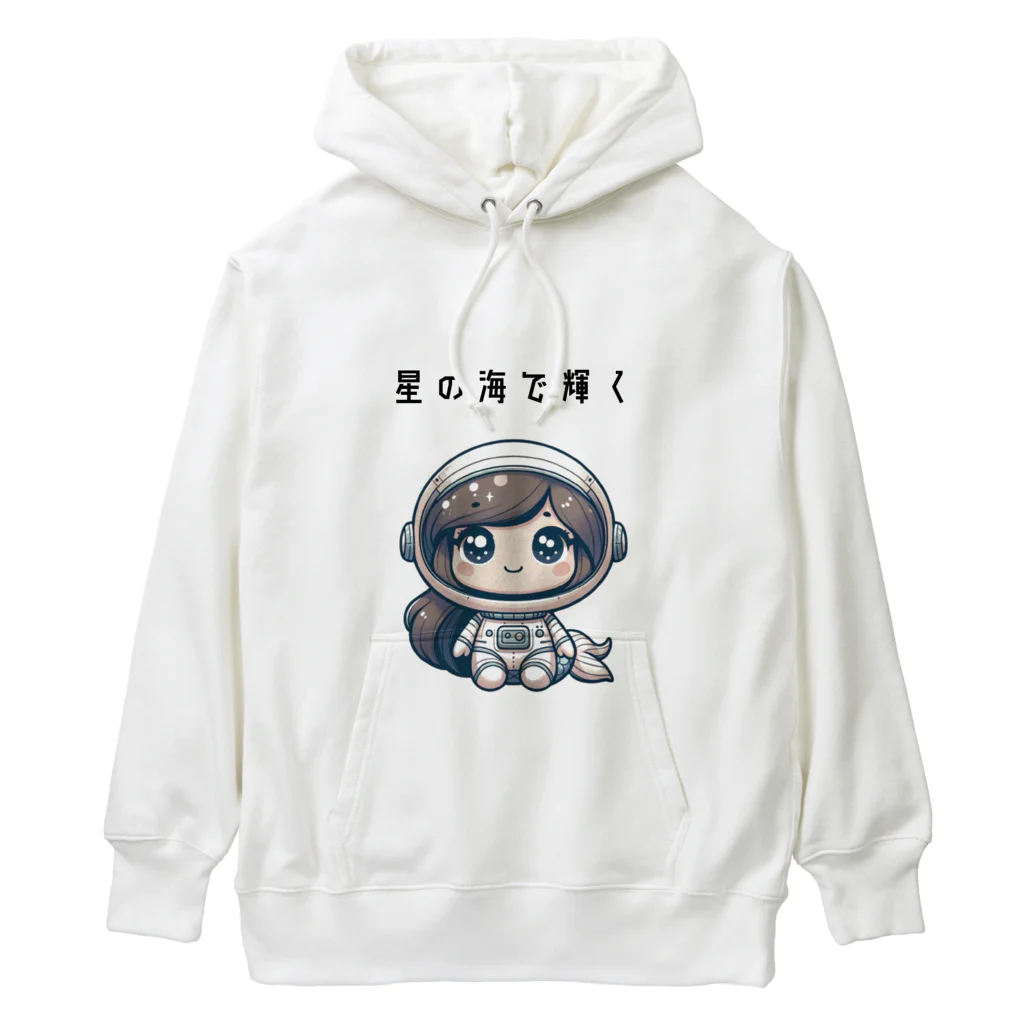 ビーナスキュートちゃんの宇宙のマーメイド Heavyweight Hoodie