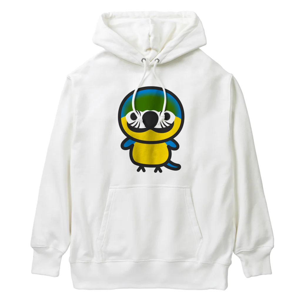 いんこ屋堂のルリコンゴウインコ Heavyweight Hoodie