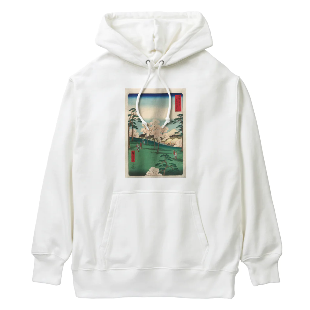 浮世絵屋の広重「冨二三十六景⑧　東都あすか山」歌川広重の浮世絵 Heavyweight Hoodie