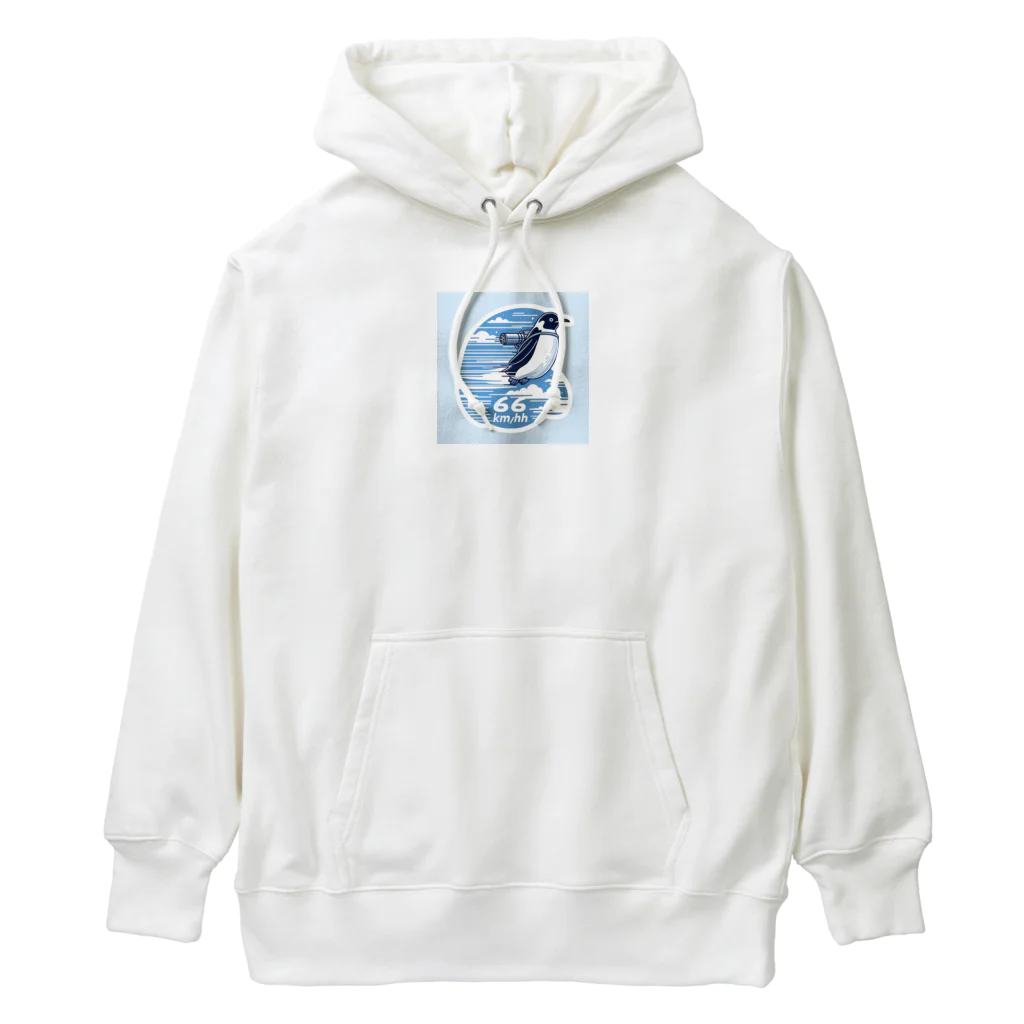 Emperor's FlightのFlying_penguin Heavyweight Hoodie