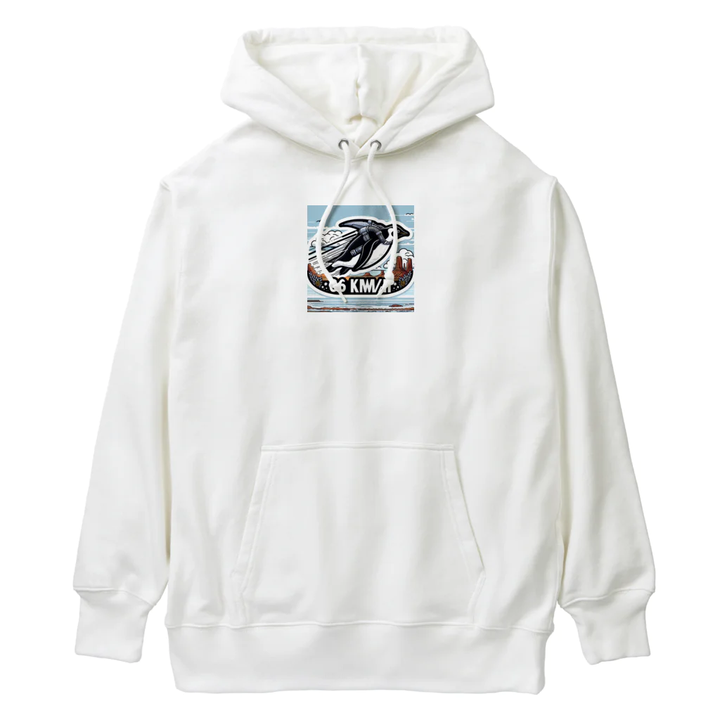 Emperor's FlightのFlying_penguin10 Heavyweight Hoodie