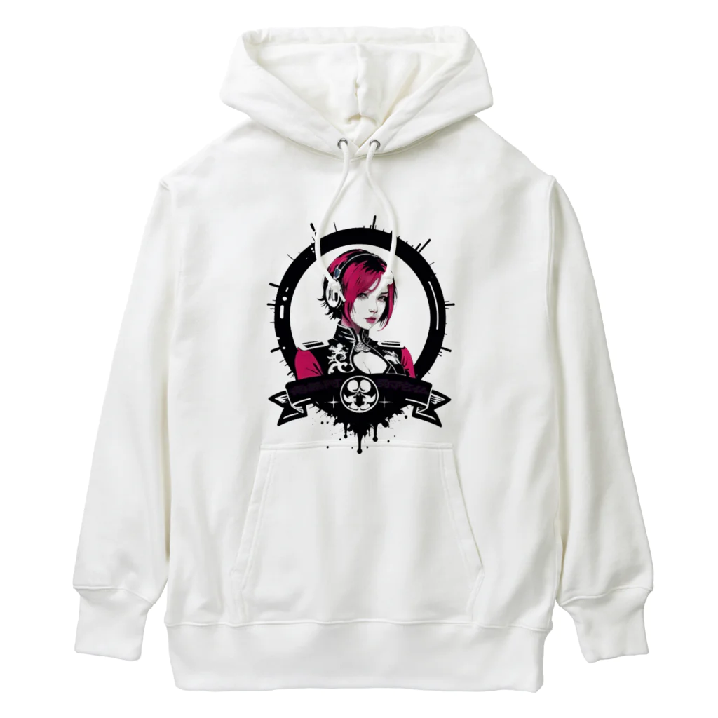 くるあとのCyberpunk DJ girl Heavyweight Hoodie