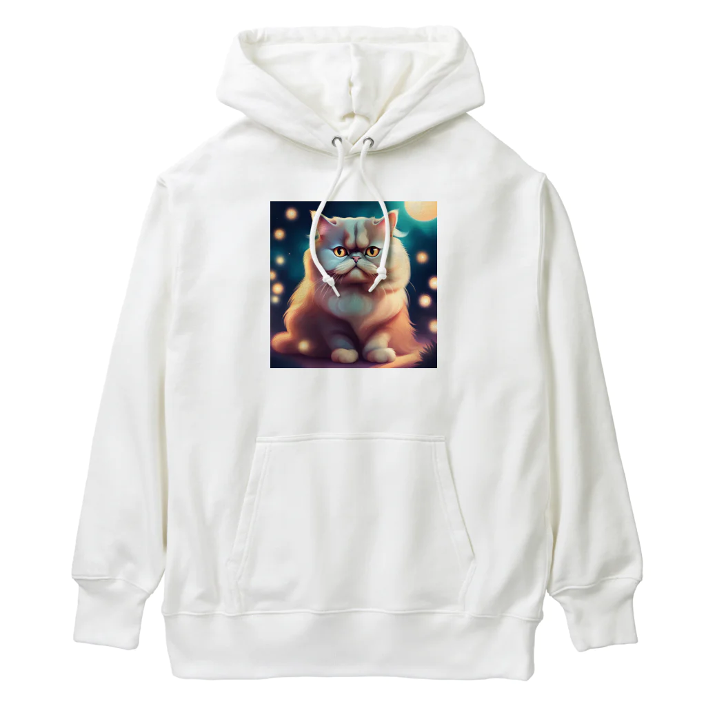 レモングラスのごきげんなペルシャ猫 Heavyweight Hoodie