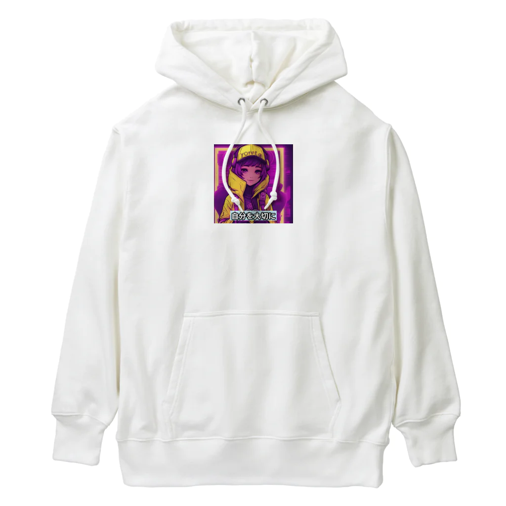 evahmonの光の戦士シリーズ・ひかりちゃん Heavyweight Hoodie