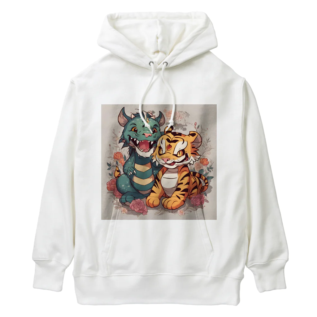 enryuu'sCLUBのPrettywithタイガー＆ドラゴン Heavyweight Hoodie