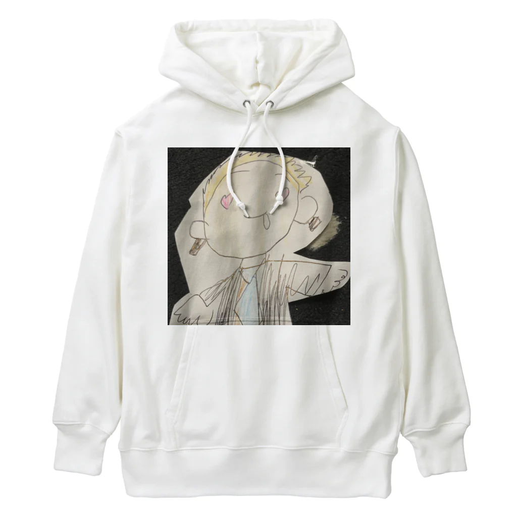 raunyのラウニィ　子ども作 Heavyweight Hoodie