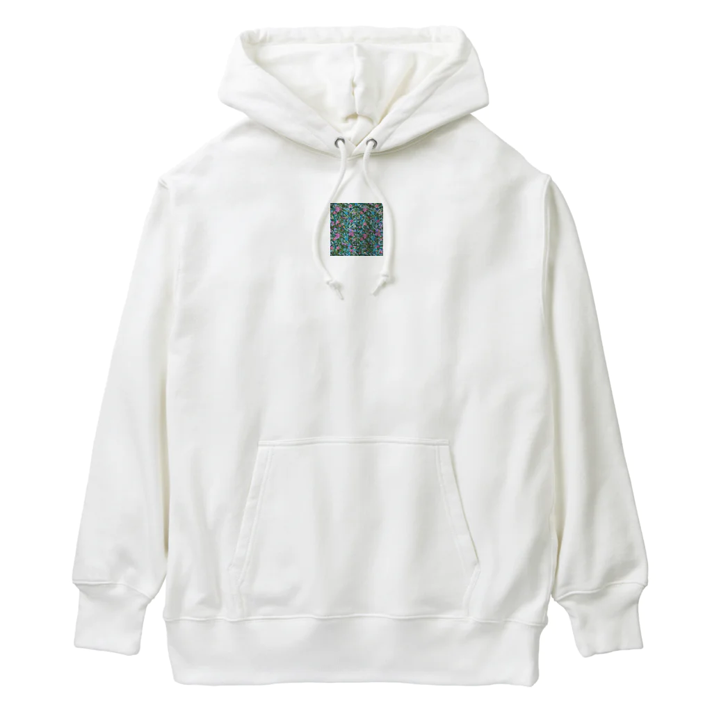 okura-hのおばあちゃんの柄シャツ Heavyweight Hoodie