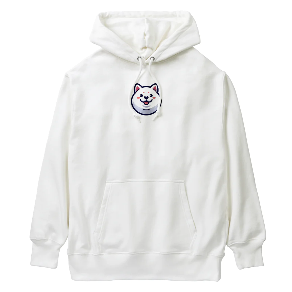 excitekonnoの丸顔シリーズ柴犬バージョン Heavyweight Hoodie