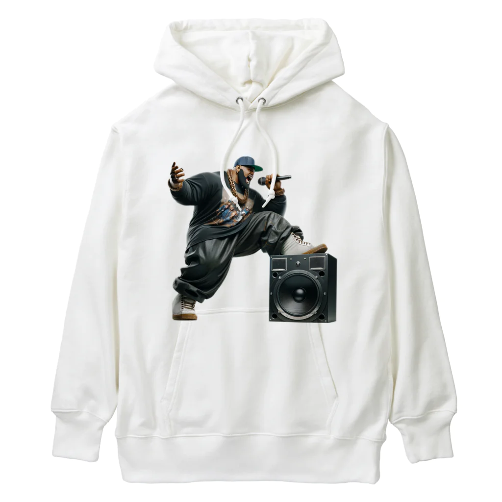 hoodie styleの伝説のヒップホッパー ヘビーウェイトパーカー