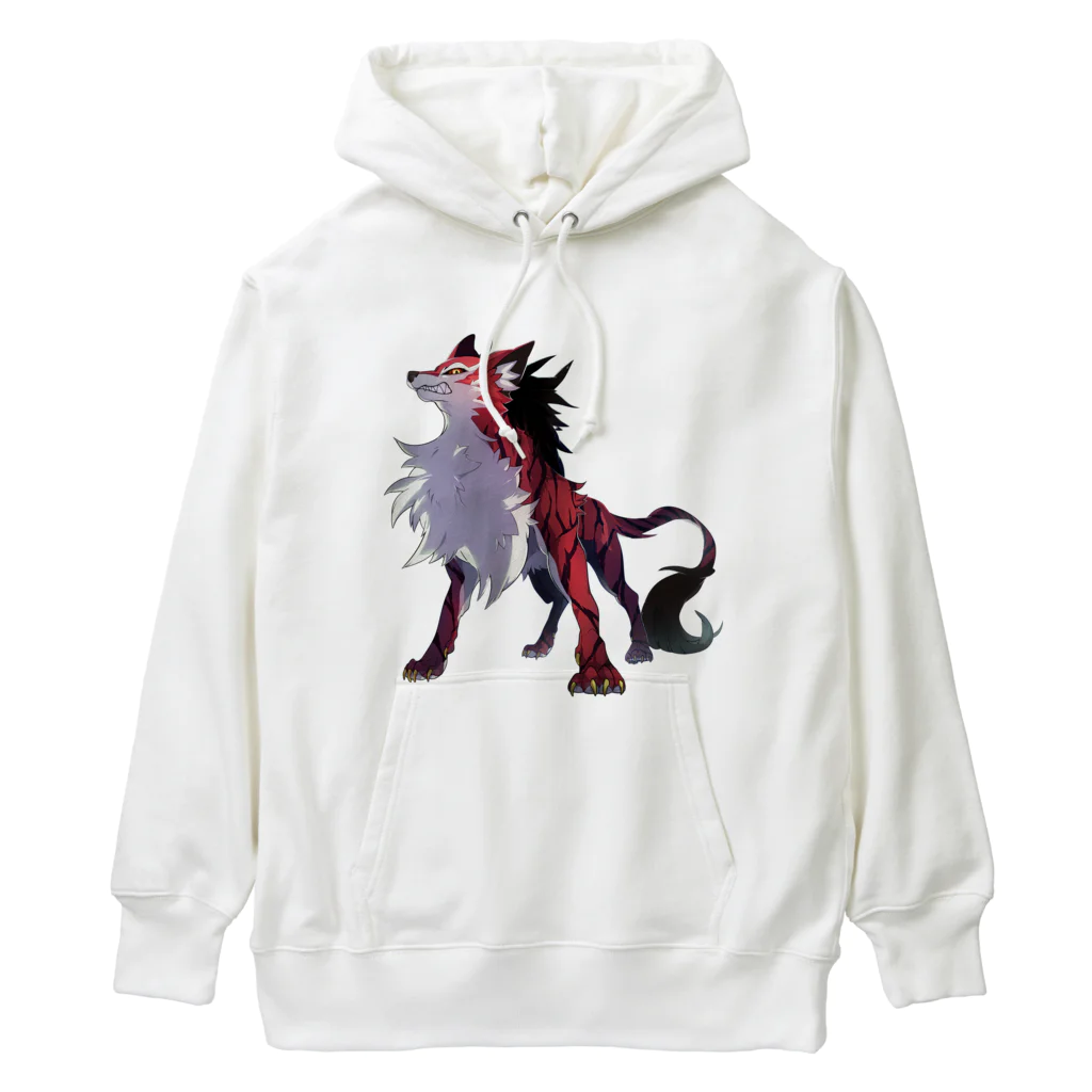 SCL_UMA_Crew_ProjectのデジタルUMA：ジェヴォーダンの獣 Beast of gevaudan Heavyweight Hoodie