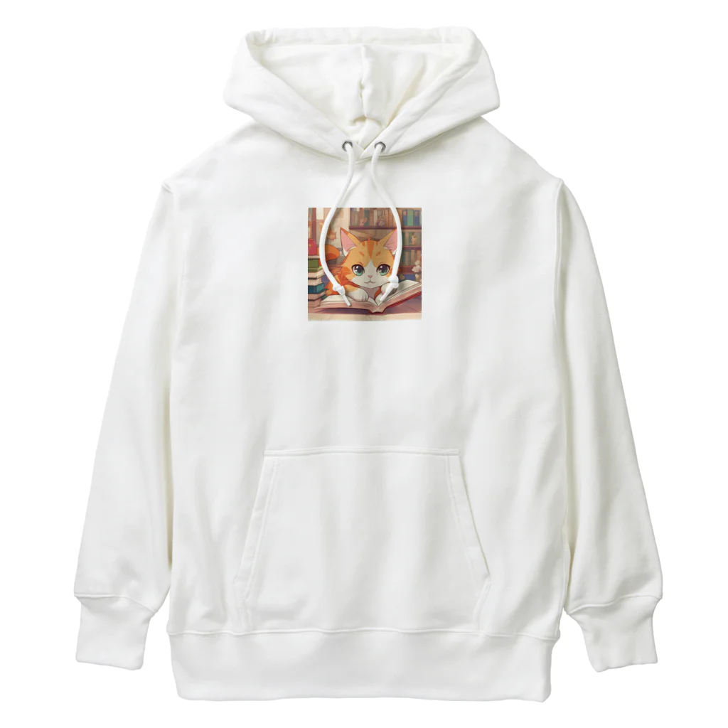 星パンダショップのほんよみかんねこ Heavyweight Hoodie